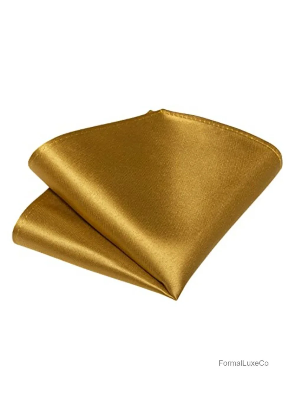 Silk Satin Self Tie Bow Tie Set W/ Pocket Square & Cufflinks